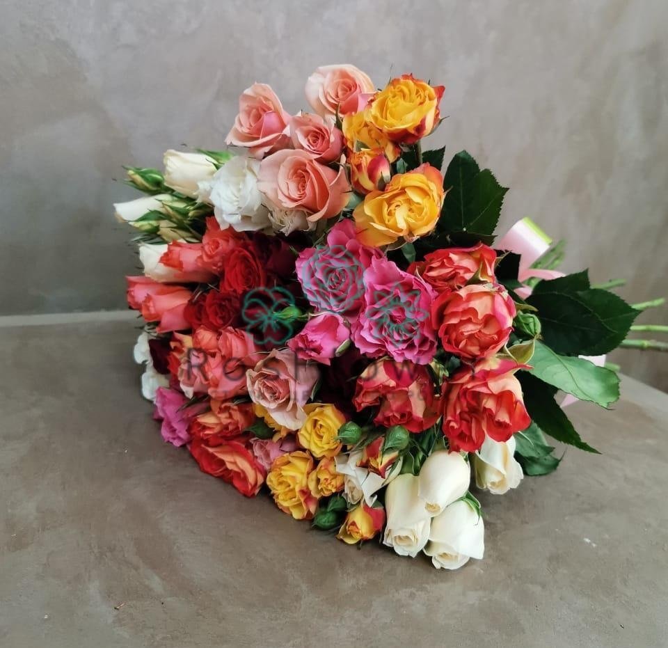 Букет цветов из: Розы в Макеево
