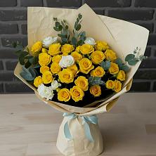 Букет цветов из:  Розы в Макеево