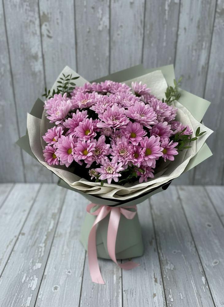Букет цветов из: Хризантемы в Макеево