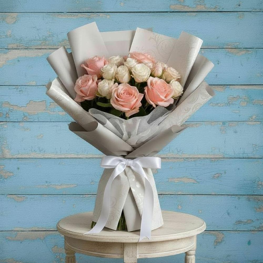 Букет цветов из: Розы в Макеево