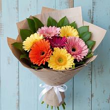 Букет цветов из:  Герберы в Макеево