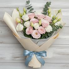 Букет цветов из:  Лизиантусы в Макеево