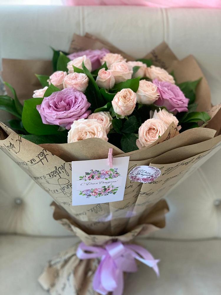 Букет цветов из: Розы в Макеево