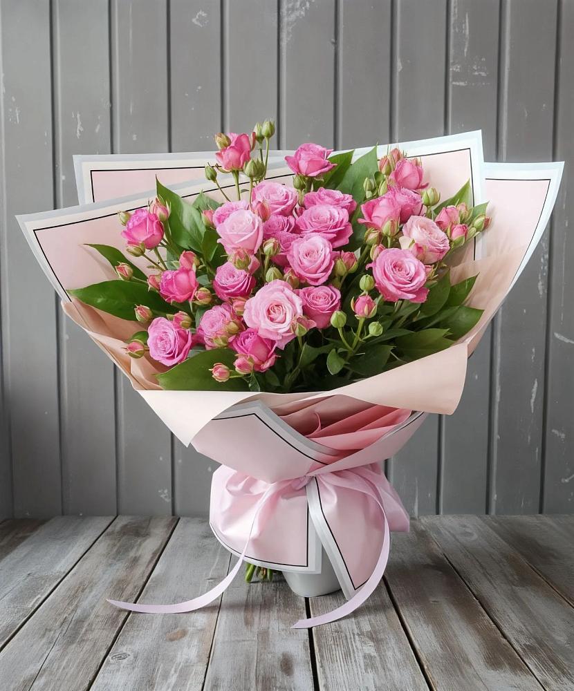 Букет Розовый кустик в Макеево