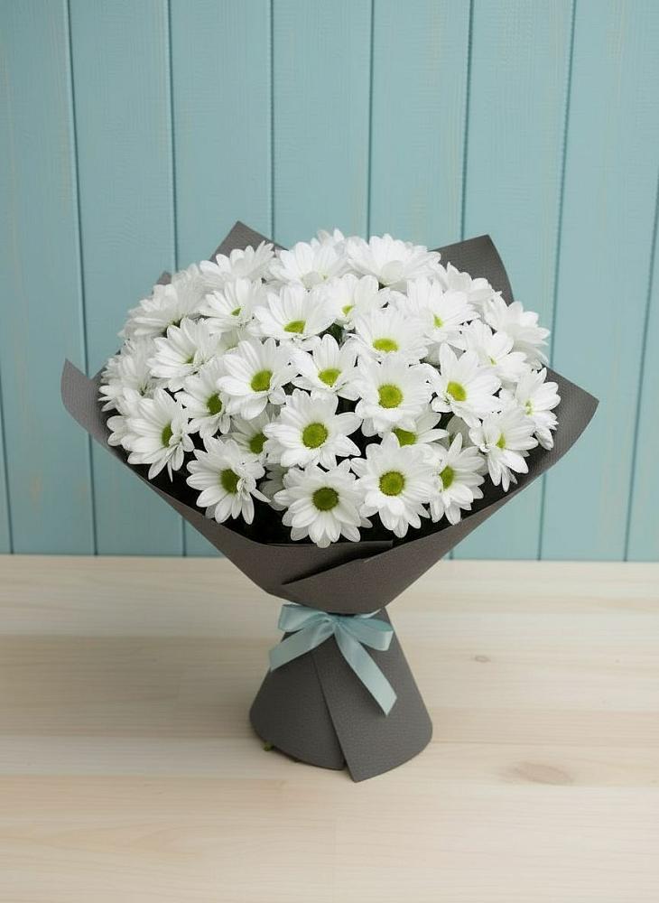 Букет цветов из: Хризантемы в Макеево