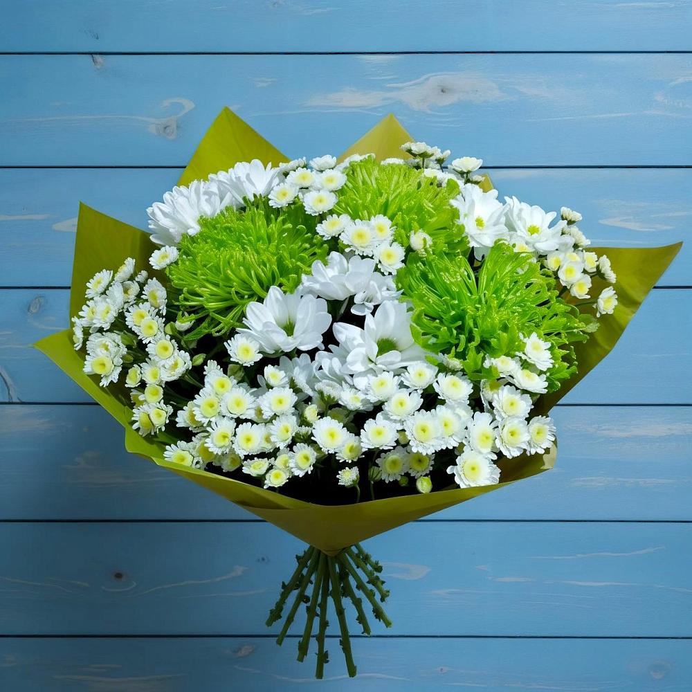 Букет цветов из: Хризантемы в Макеево