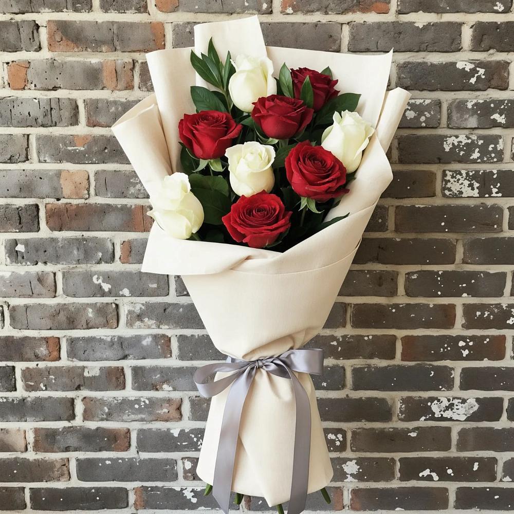 Букет цветов из: Розы в Макеево