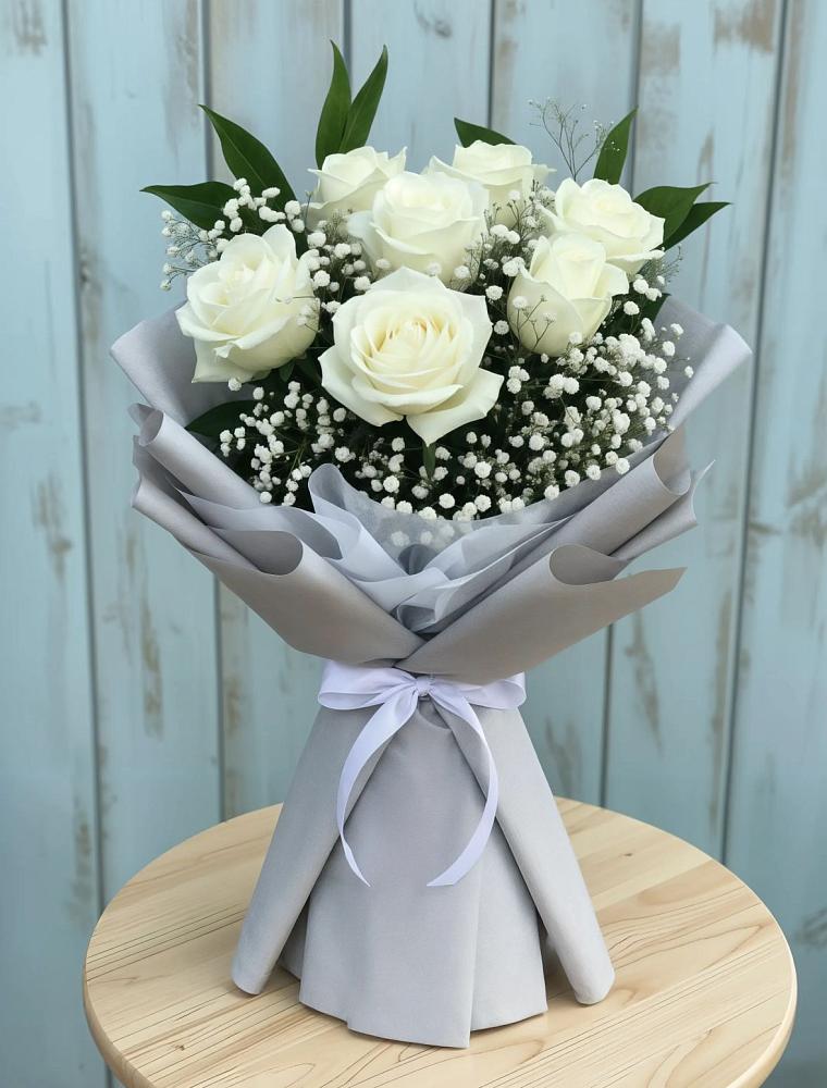 Букет цветов из: Розы в Макеево