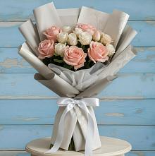 Букет цветов из:  Розы в Макеево
