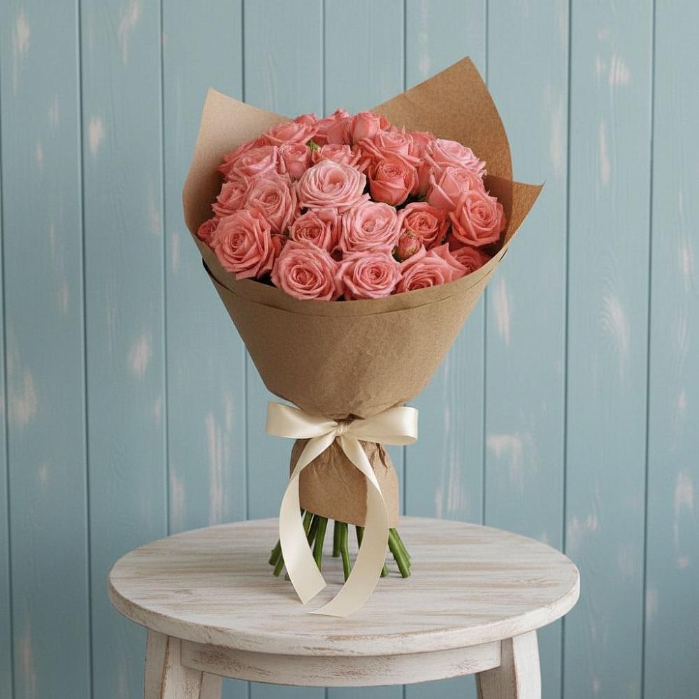 Букет цветов из: Розы в Макеево