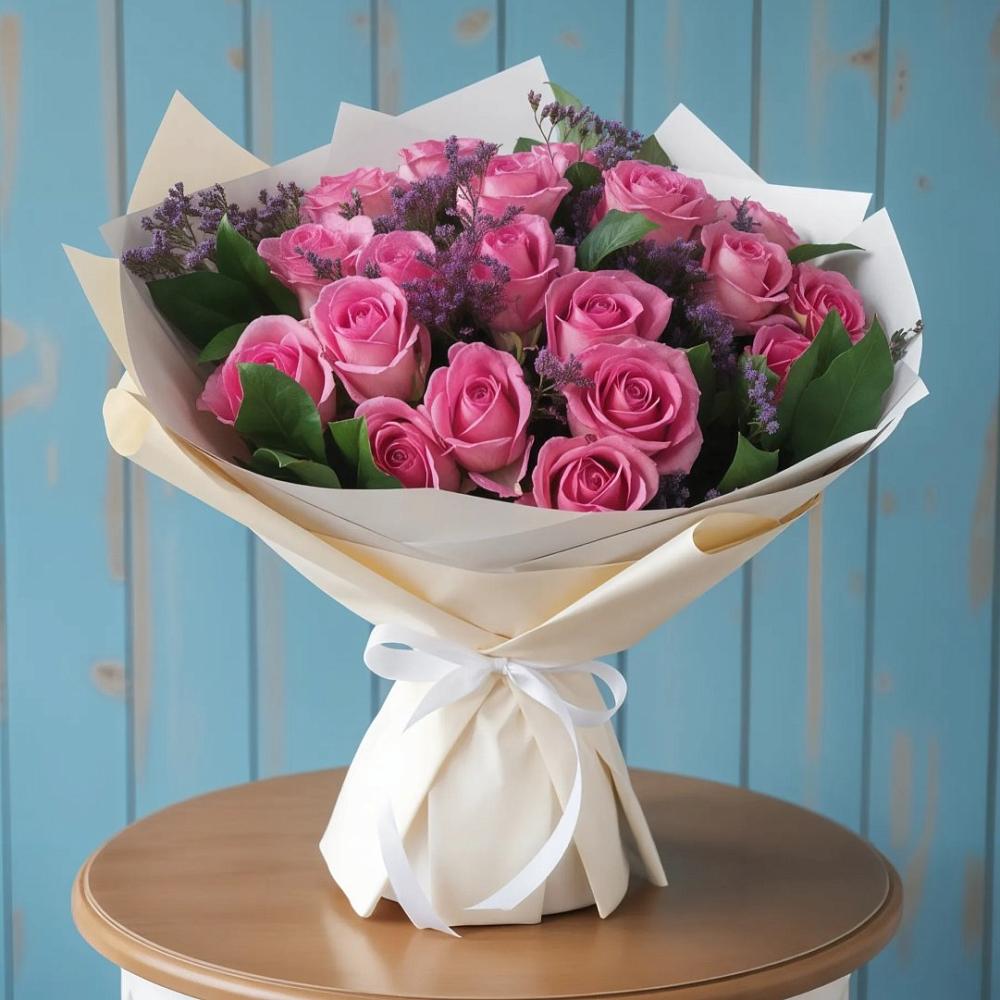 Букет цветов из: Розы в Макеево