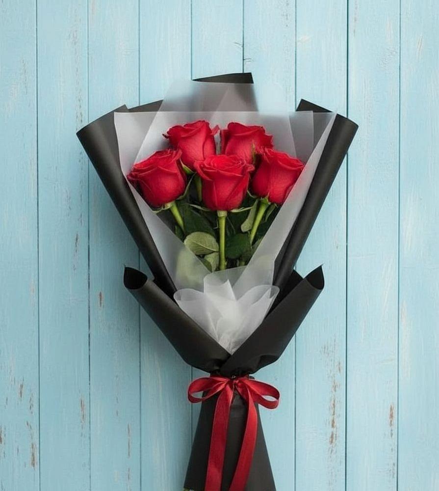 Букет цветов из: Розы в Макеево